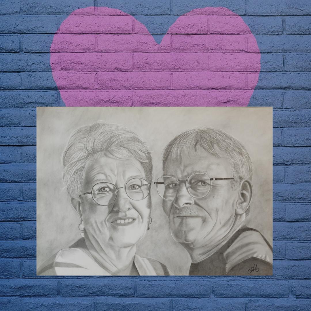5 Portrait de couple - format A4
